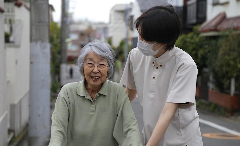 外の空気にふれてリフレッシュ