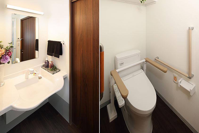 B2タイプ居室イメージ 洗面／トイレ
