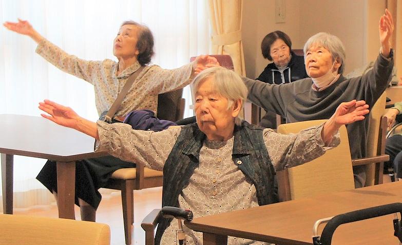 皆様で集団体操