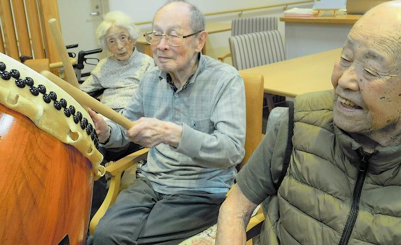 和太鼓イベントで「ほいっ」