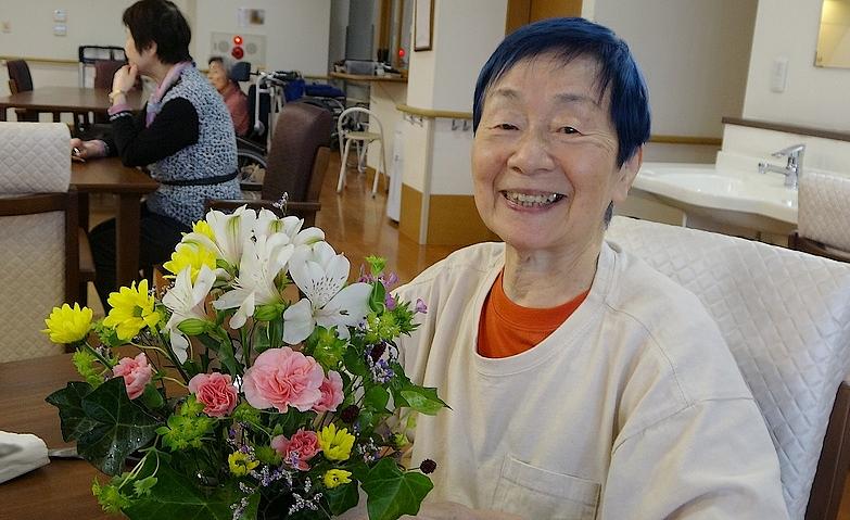 お花がいっぱいでうれしいな