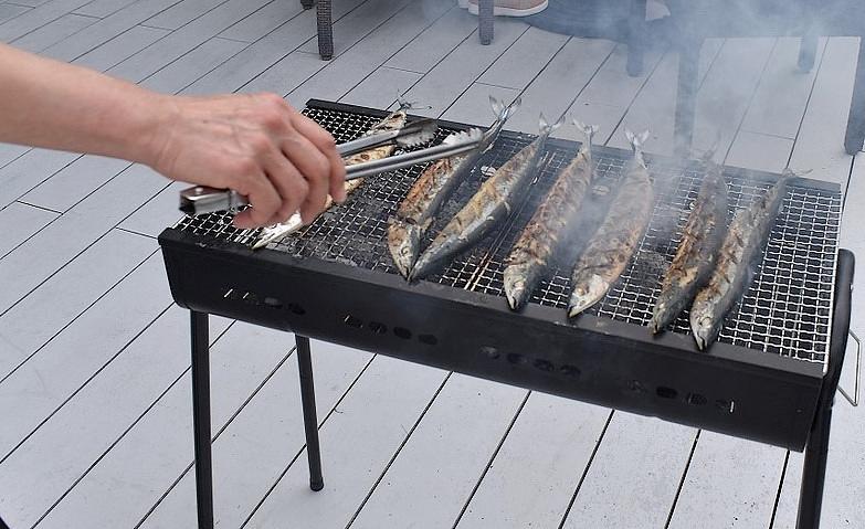 秋のサンマ祭り～大きくて形がいいらしい～