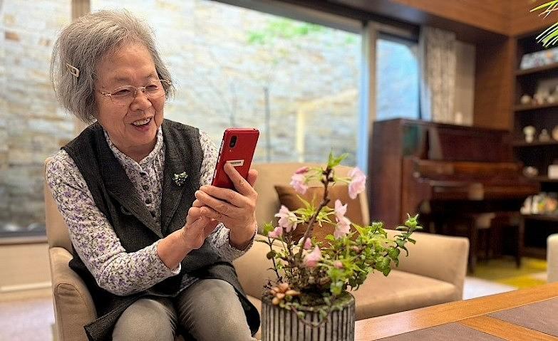 「今年はたくさん咲いたよ」