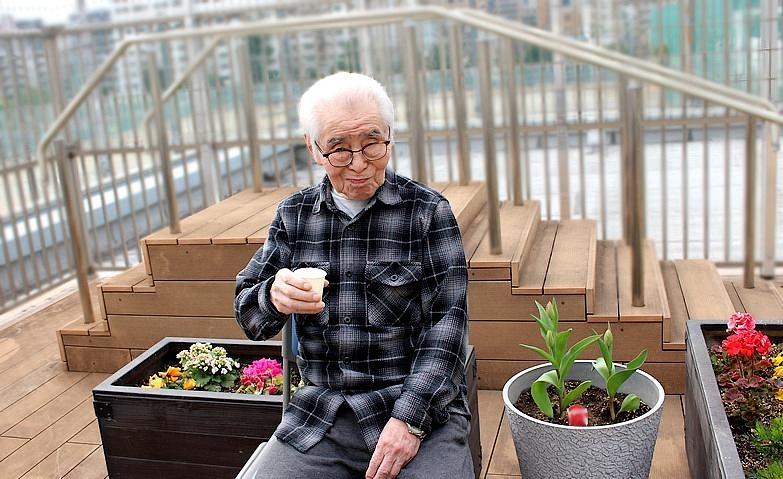外気浴でリフレッシュ！