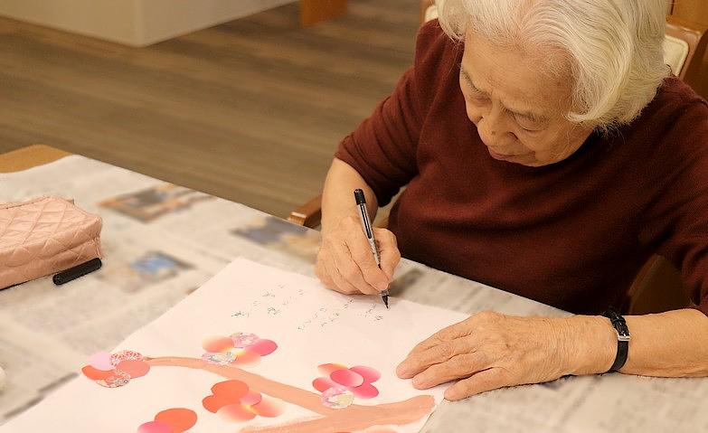 冬の風物詩、梅の花づくり
