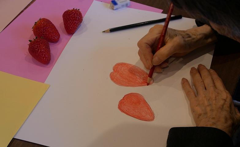 写生クラブ～イチゴ