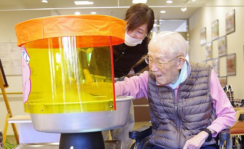 わたあめ作り