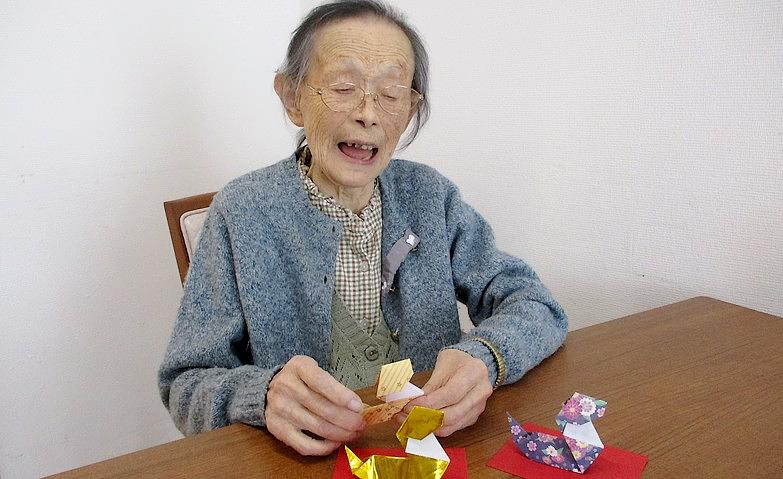 折り紙で干支の置物作り