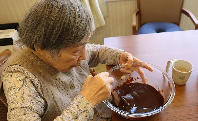 バレンタインのお菓子作り