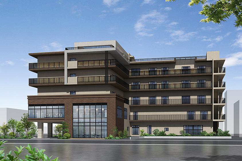 外観(完成予想CG)/土地の所有形態:事業主体非所有 建物の所有形態:事業主体非所有