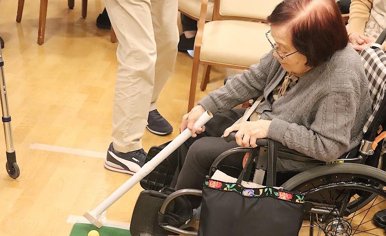 力加減が決め手のパターゴルフ