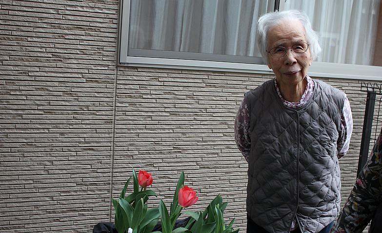 お花の水やり！