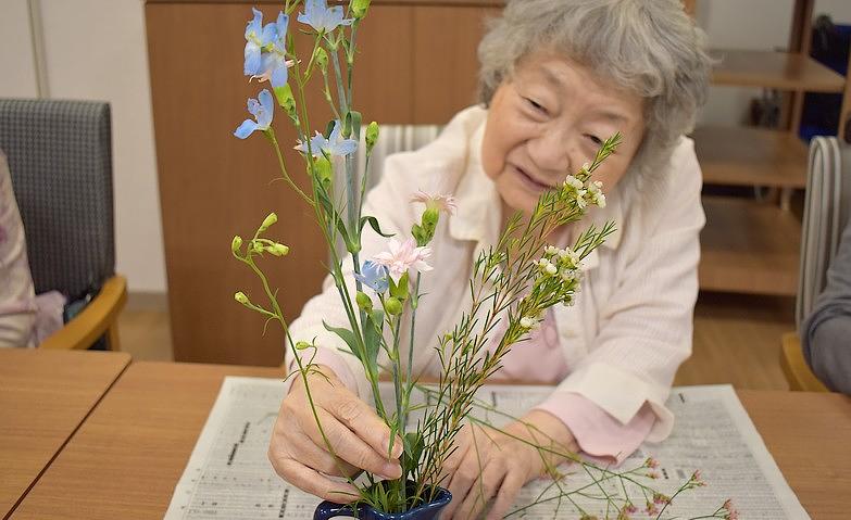 お花と向き合う大切な時間