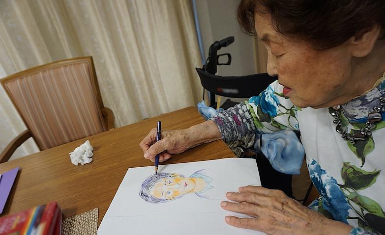 個性があふれる塗り絵