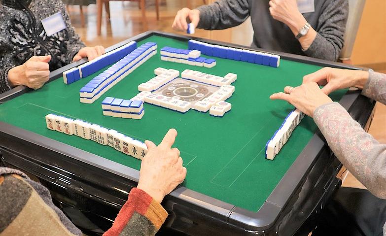 地域の皆様と「麻雀を楽しむ会」