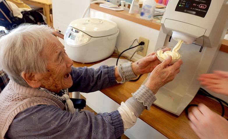 ソフトクリームを食べました！