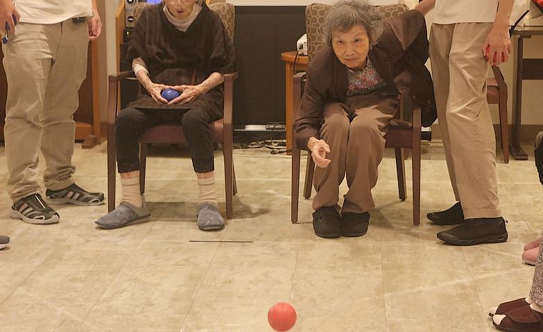 大人気のボッチャ