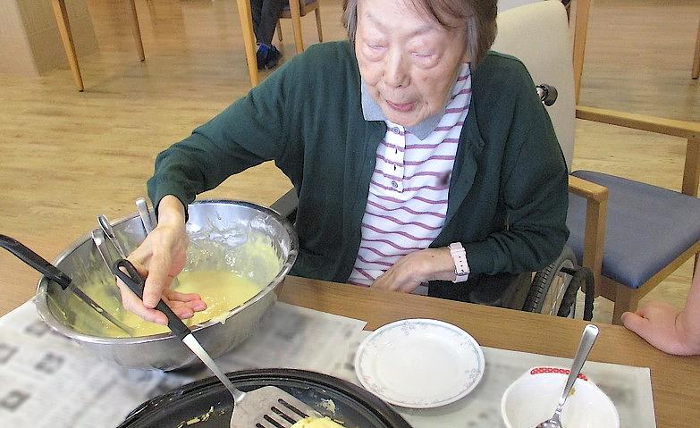 パンケーキ作り