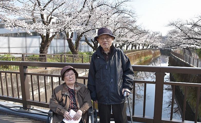 ご夫婦でお花見！