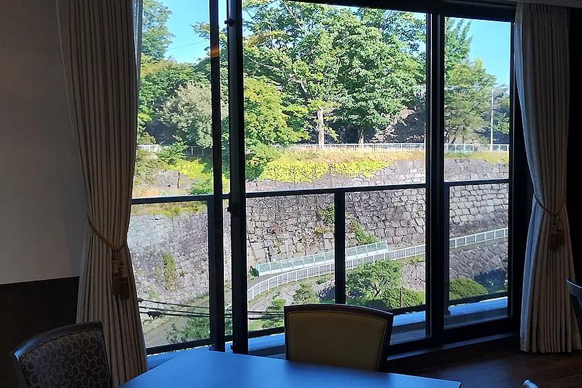 6F ダイニングルームからの眺望