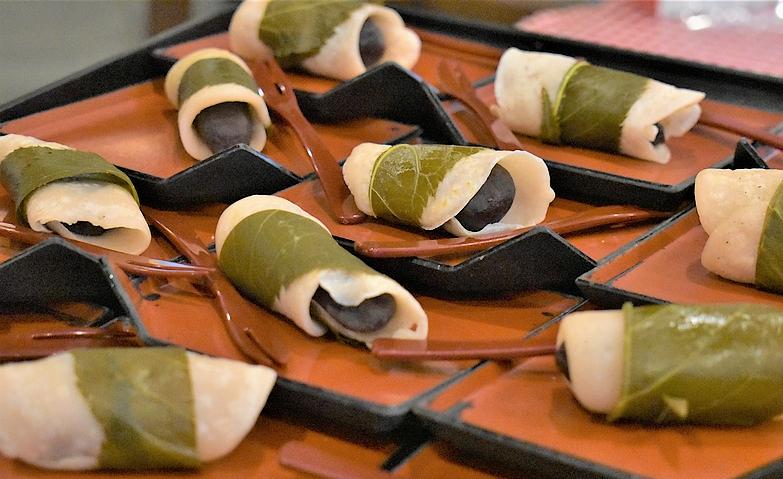 皆様で楽しむ桜餅作り