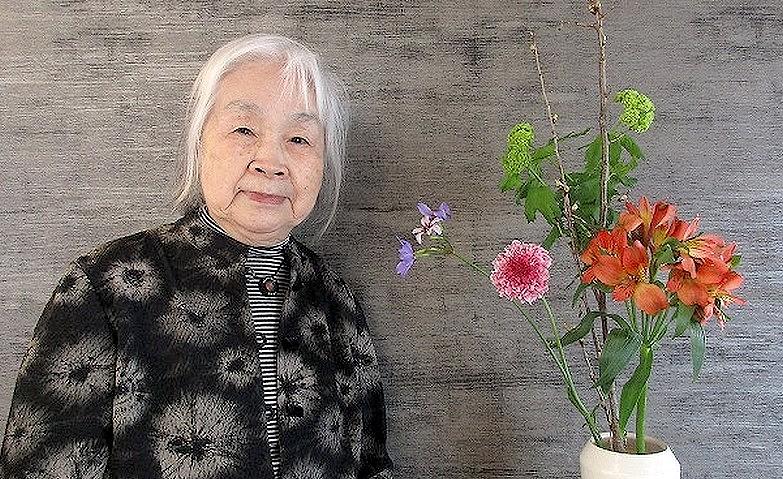 4月の「生け花クラブ」