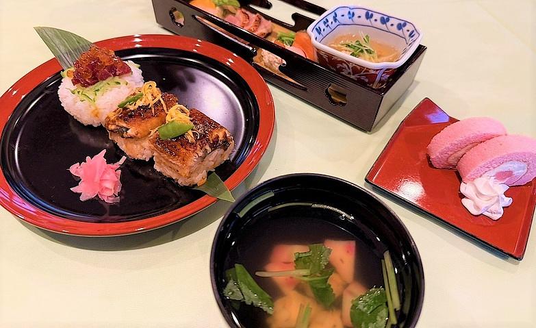 春を彩る特製「うなぎの彩りずし」