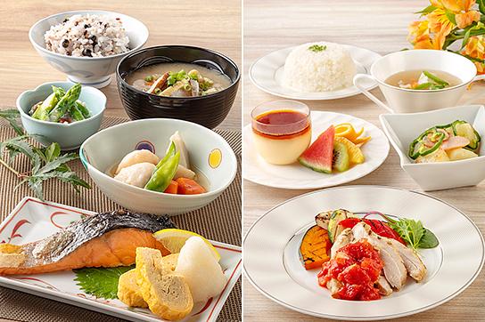 食事一例（和食／洋食）