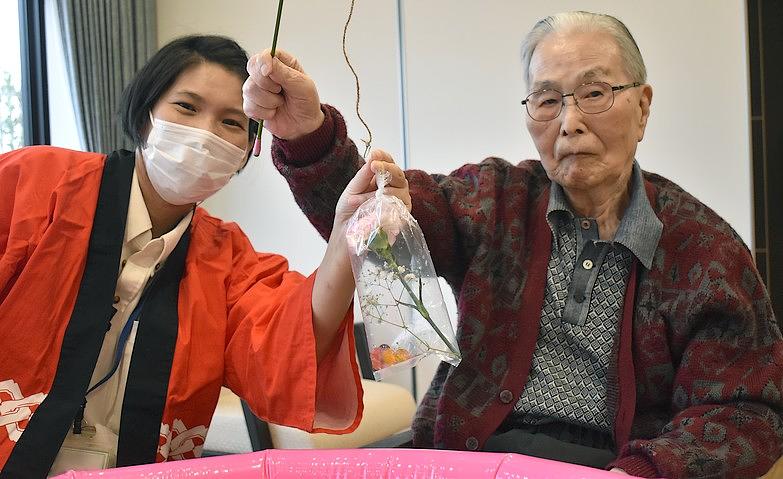 「お花釣り」に参加！