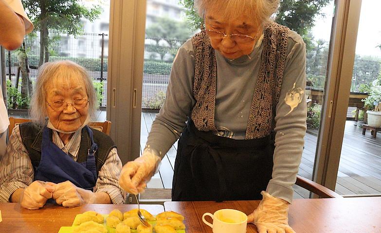 スイートポテト作り