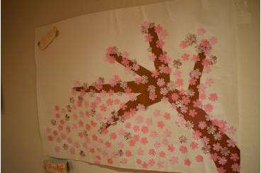 桜の木作り完成！今年は早くに満開です！画像1