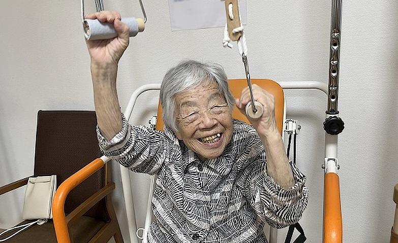 トレーニングマシンでにっこり運動