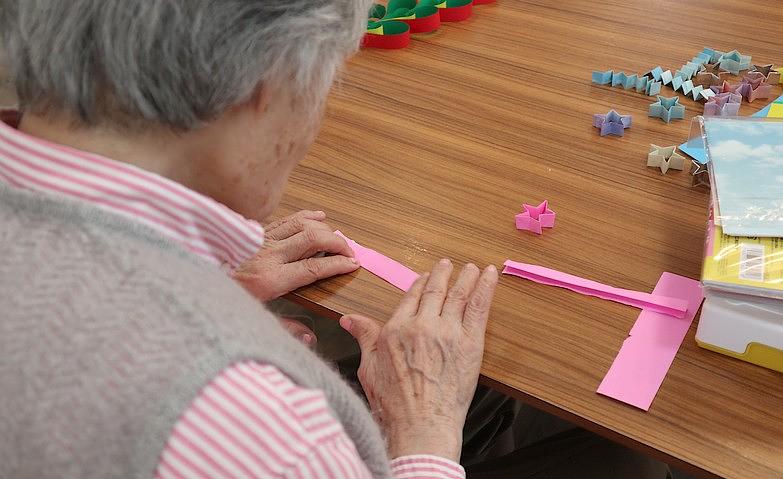 折り紙で七夕の準備です！