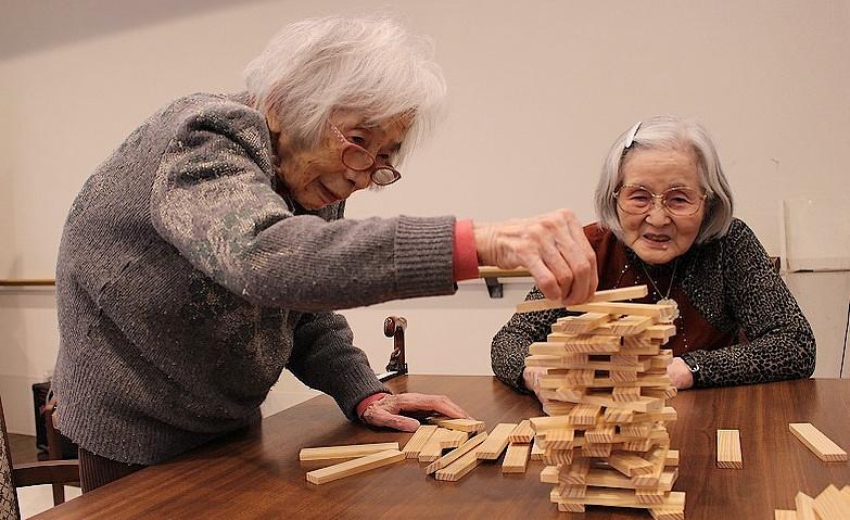 「ドキドキ」積み木に挑戦