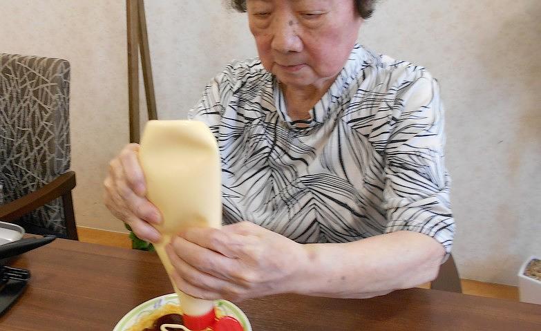 お好み焼きのデコレーション