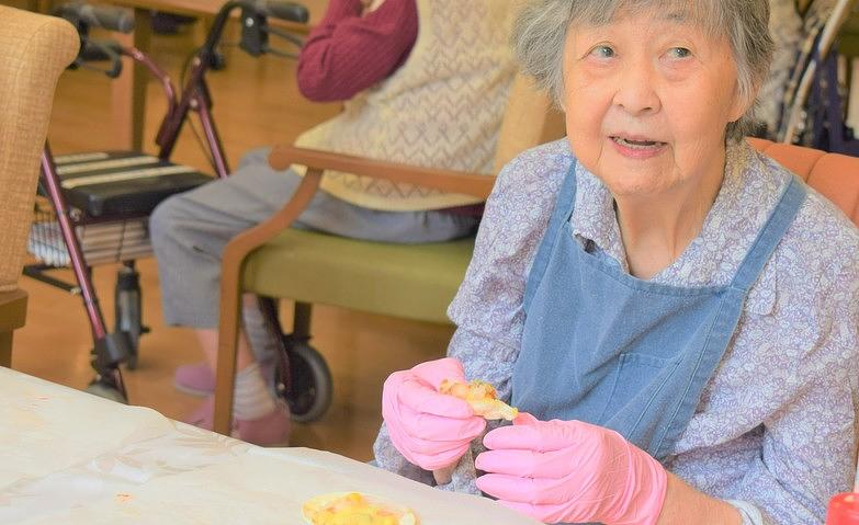 初挑戦！甘い味のピザ料理