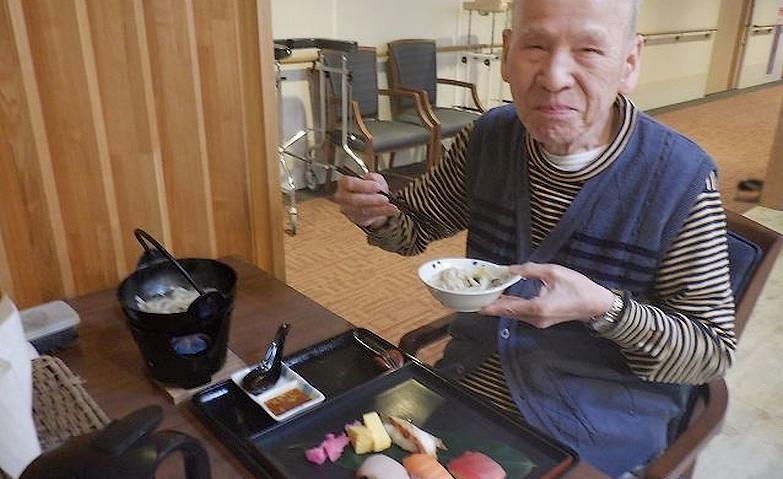 にぎりずし御膳に舌鼓