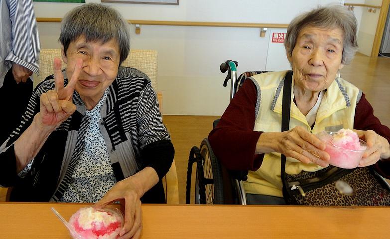 かき氷で涼しいひととき