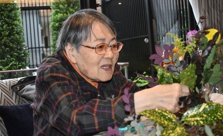 秋の花で模様替え