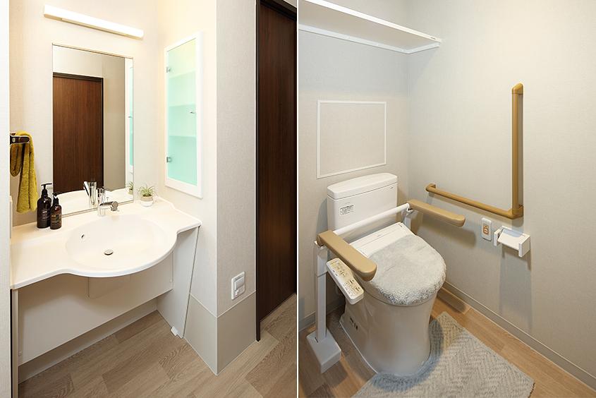 A1タイプ居室イメージ 洗面／トイレ