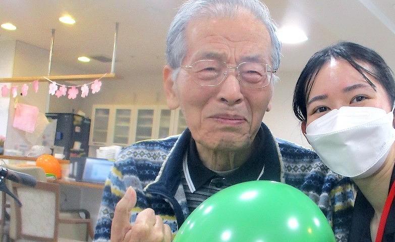 風船バレーでお身体を動かしましょう！