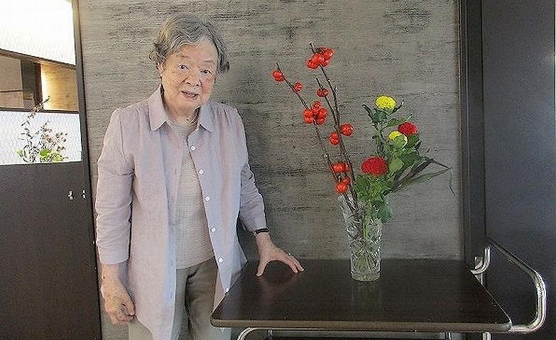9月の生け花クラブ