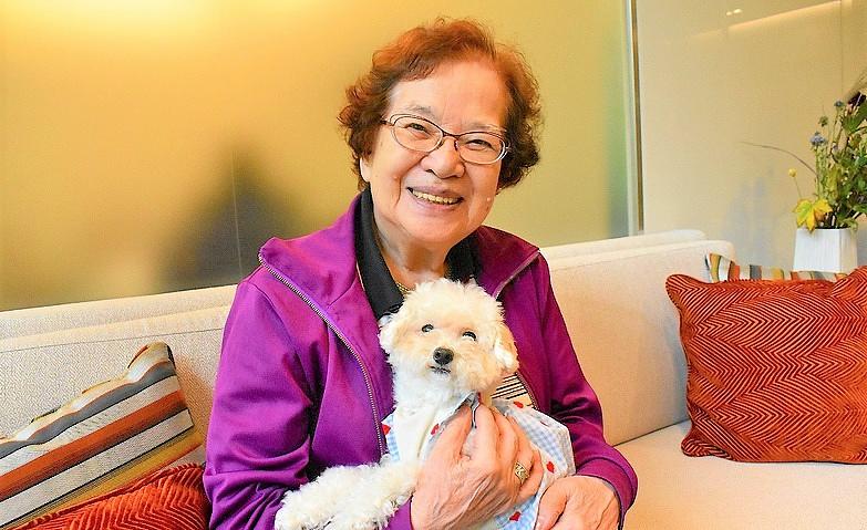 ワンちゃんとのふれあい