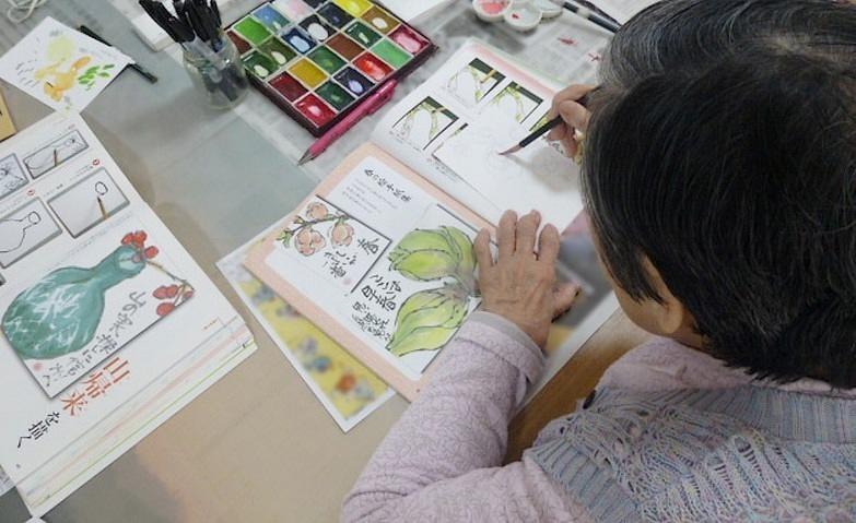 はがき絵の時間