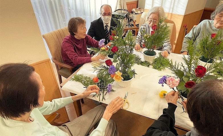 フラワーアレンジメント教室開催！			
