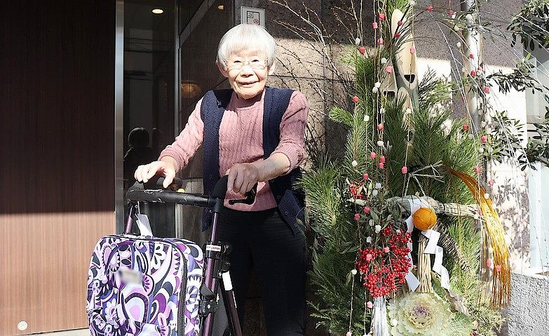 門松と記念写真