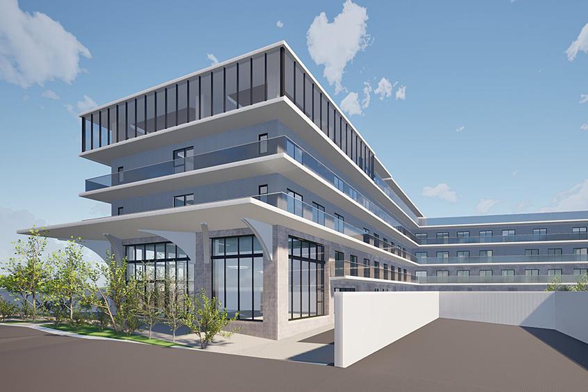 外観（完成予想CG）／土地の所有形態:事業主体非所有 建物の所有形態:事業主体非所有